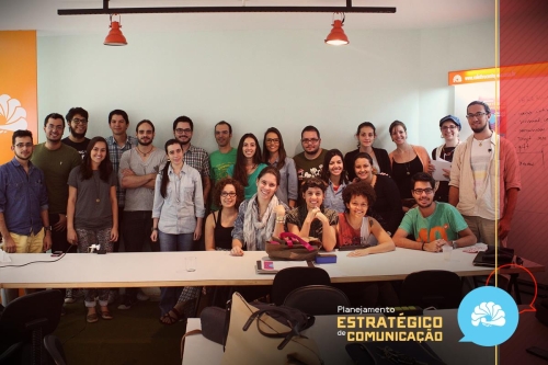 Curso Planejamento Estratégico de Comunicação, com Juliana França, no Coletivo Centopeia em 2014.