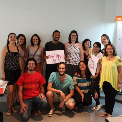 Curso de Caligrafia com André Branco no Coletivo Centopeia.